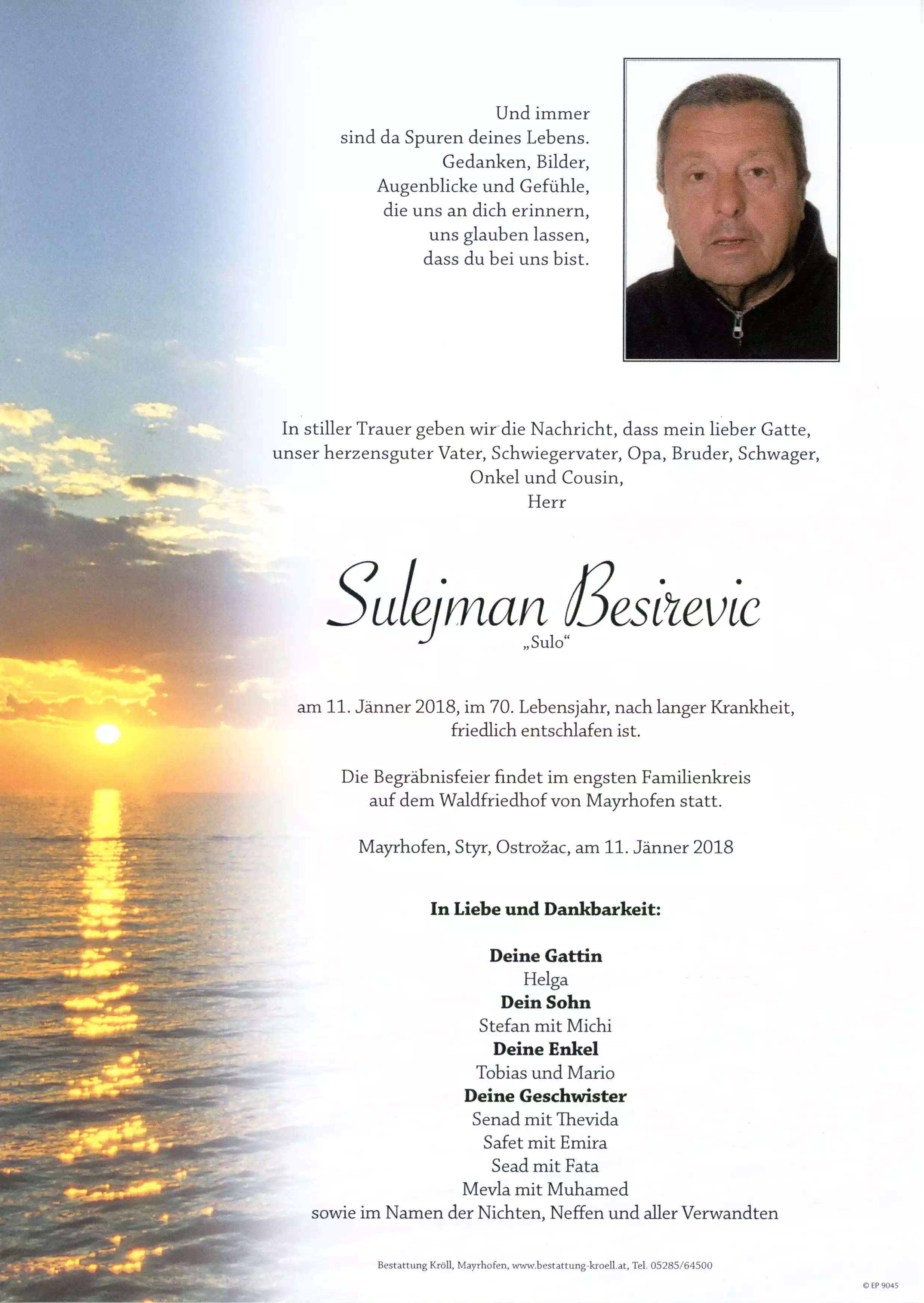 Parte von Sulejman Besirevic
